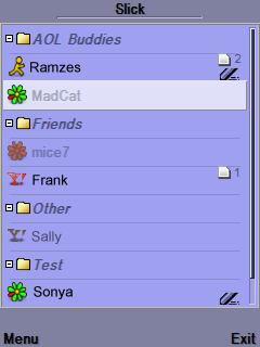 Slick IM fr AIM, MSN, ICQ und Yahoo