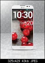 LG Optimus G Pro Front White