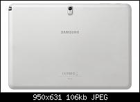 Samsung Note 10.1 2014 Edition Wei Rckseite