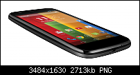 Moto G Front screen black