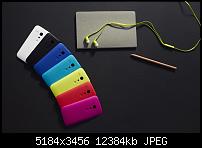 Moto G rainbow