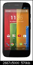 Moto G Black Front NA