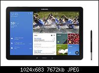 Samsung Galaxy Note Pro   Vorderseite