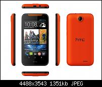 HTC Desire 310 Orange alle Seiten