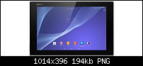 Xperia z2 Tablet white front