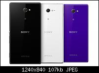 Xperia M2 colors 2