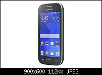 samsung galaxy ace style front schwarz