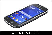 samsung galaxy ace style schraeg schwarz