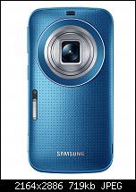 Samsung Galaxy K Zoom Electric Blue Back