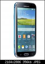 Samsung Galaxy K Zoom Electric Blue Seite