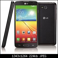 LG L90 front-back-side (black)