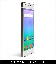 Allview X2 Soul - Seitenansicht 2 (weiss)