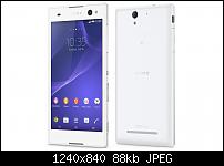 Sony Xperia C3 - Vorder- & Rckansicht 2