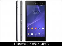 Sony Xperia C3 - Vorder- & Seitenansicht