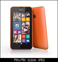 Nokia Lumia 530 (Dual) - Vorder- und Rckansicht