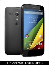 Motorola Moto G LTE - Vorder- und Rckansicht