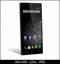 Allview X2 Twin - Vorderansicht (von links)