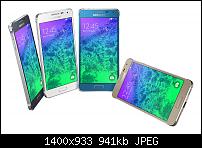 Samsung Galaxy Alpha SM G850F Bild1