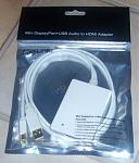 PEARL Adapter von Mini DisplayPort mit USB Audio zu HDMI - Verpackt