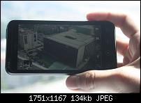 Die Kamerasoftware - 3D Modus, natrlich hat die Kamera hier Probleme
