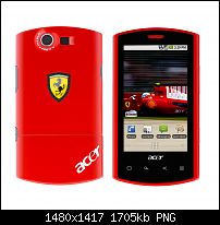 ferrari acer liquid e