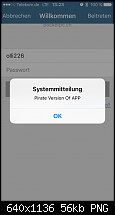 Pocket PC.ch App: Systemmiteilung &quot;Pirate Version&quot;-systemmitteilung.png