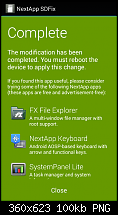 [Anleitung] Apps unter Android 4.4 vollen Zugriff auf die MicroSD ermöglichen.-sdfix_complete.png