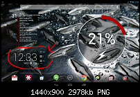 Wer kennt diese App/Widget - Uhr plus Nachrichteneingang (siehe Bild)-app-widget.png