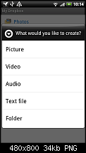App Review: Dropbox-create.png