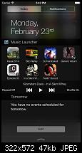 Musik Launcher mit Mitteilungszentrale-Widget-screen322x572.jpeg