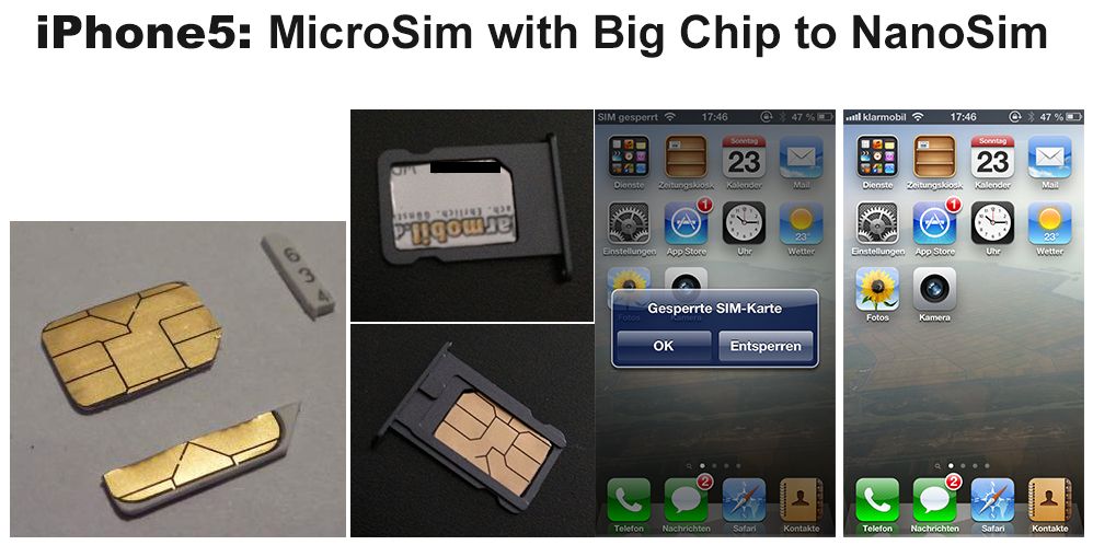Microsim Mit Grossem Chip Zu Nanosim