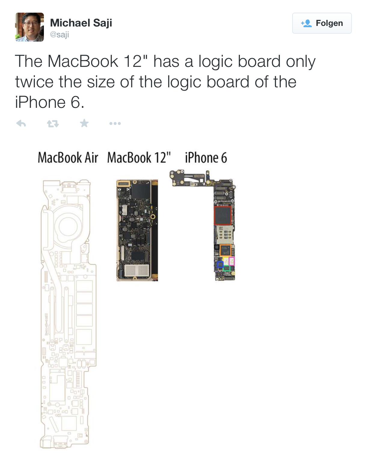 Das Logicboard des neuen MacBooks im Vergleich zum iPhone-bildschirmfoto-2015-03-13-um-13.55.14.png
