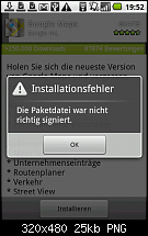 CKDroid und google maps 4.0?-googlemapfail.png