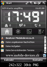 HTC P3470 aka HTC Pharos Review, Testbericht und Bilder-home.png