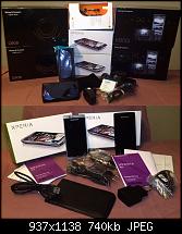 Sony Ericsson Handy Paket &#8211; 2x Xperia  Arc, 2x C905, 2x K800i und diverses Zubehör-alles-paket.jpg