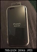 Verkaufe Apple iPhone 6 Silikon Case Schwarz-imageuploadedbytapatalk1412980660.192853.jpg