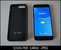 OnePlus 5 Smartphone mit 128GB und original Carbon Cover-bild-1.jpg