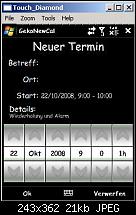 Freeware Geko NewCal: Fingerfreundlich einen neuen Termin erstellen-gekonewcal_1.jpg