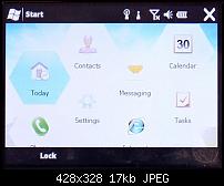 Windows Mobile 6.5 Alpha Screenshots - Bilder des Waben-Interface-mobile65.jpg
