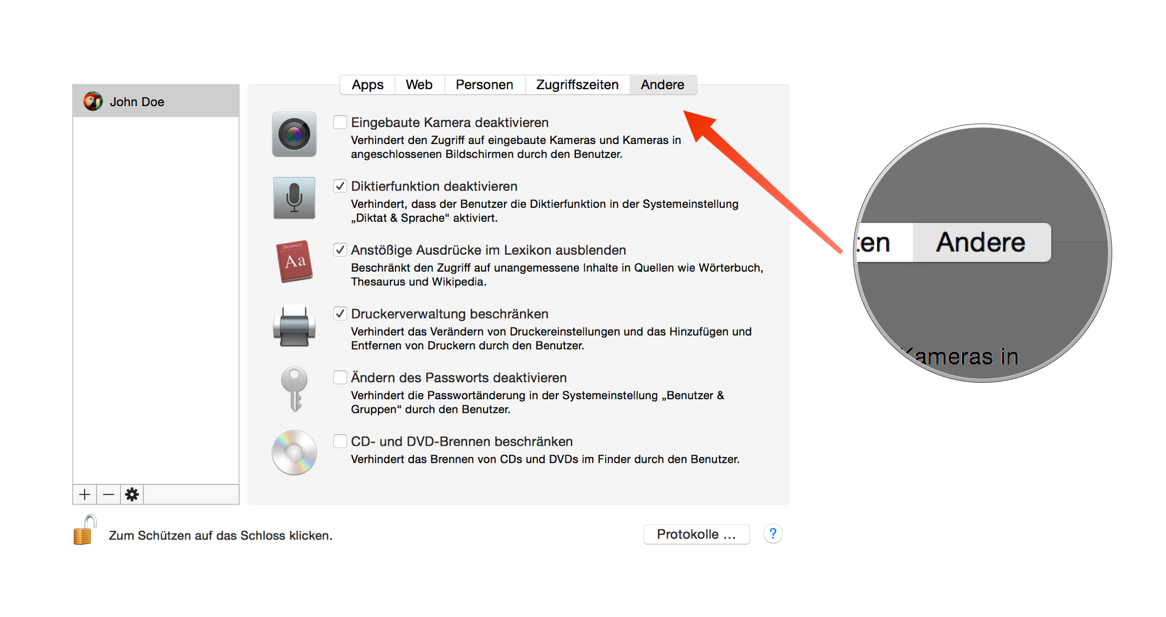 Tutorial: Kindersicherung unter OS X nutzen-kind-8.png