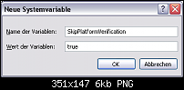 [Tipp] Platform Überprüfung in Visual Studio 2005/2008 ausschalten-neuesystemvariable.png