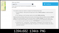Sailfish auf dem Sony Xperia X-bootloader.png