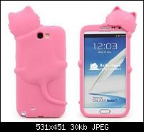 Zubehör zum Galaxy Note 2-darkpinkkikin7100.jpg