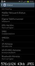 Samsung Galaxy S3 zeigt Schwarzen Kasten mit Gelbem Text-1389135345701.jpg