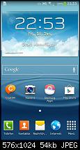 Samsung Galaxy S3 zeigt Schwarzen Kasten mit Gelbem Text-1389390999729.jpg