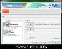 Display zeigt nur noch buntes Muster an. Bekannter Defekt?-odin.jpg