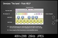 Freeware: Omniano The Band - Flöte, Schlagzeug und Piano auf Windows Mobile-omnianohelp_flute.jpg