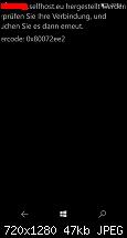 Kontakte App meldet beim Exchange-Konto &quot;Aktion erforderlich&quot;-fehlercode.jpg