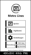 Metro Lines, simples Sucht-Spiel für Windows Phone-de1.png