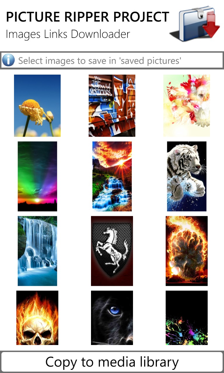 Picture Ripper Project Massen Bilder Downloader Lockscreen Cycle Tile Cycle